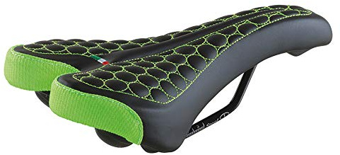 Selle Montegrappa FatBike Sattel Fahrradsattel MTB Trekking Unisex SM 4010 in 6 Farben Made in Italy schwarz grün