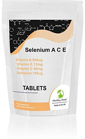Selenium A C E Vitamin A Vitamin E Vitamin C x60 Tablets Pills UK Nutrition