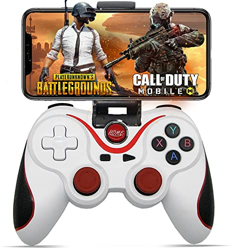 Megadream Manette de Jeu Mobile pour Android, Sans Fil, Manette de Jeu pour PUBG&Fotnite&COD, Compatible avec Samsung Galaxy LG HTC autres Téléphones et Tablettes