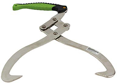 TRUTZHOLM® Handpackzange XL 300mm Packzange Handhebehaken Sappie Holzgreifer Heber Forstzange (1 Stück)