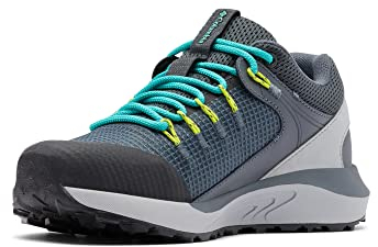 Columbia Trailstorm Waterproof wasserdichte Trekking Und Wanderschuhe für Damen, Grau (Graphite x Dolphin), 38 EU