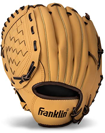 Franklin Sports Unisex – Erwachsene 12.0 PVC FLDMSTR BBG REG, Schwarz/Gold, 12