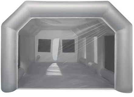 TFCFL Aufblasbare Sprühkabine Zelt - Modernes Campingzelt für Autoreparaturen, Detaildekorationen, Displays und mehr - Wasserdicht, 4m x 2.5m x 2.2m, für 2 Personen