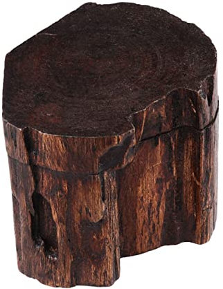 Operitacx Holzschatulle Runde Schmuckaufbewahrungsbox Holzbox Mit Antik-design Durchmesser Höhe Als Ohrringbox Und Armbandbox Für Schmuckorganizer Schreibtisch Und Schlafzimmer