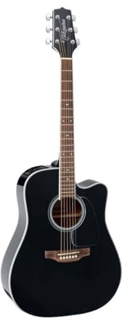 Takamine - Elektroakustische Gitarre gd34ce schwarz + Tasche