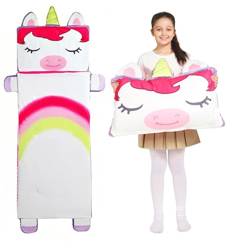 Wbesty Tapis de Couchage pour Enfant - Pliable et Portable - pour garçons et Filles - pour la Maternelle, Les Voyages, Le Camping