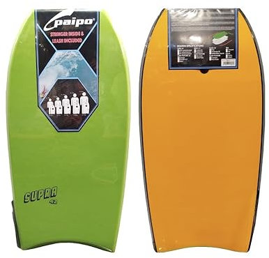 COUNTRY BASQUE INGURUASAKARI INDUSTRY Paipo Bodyboard Deck Tabla Green/Yellow 42