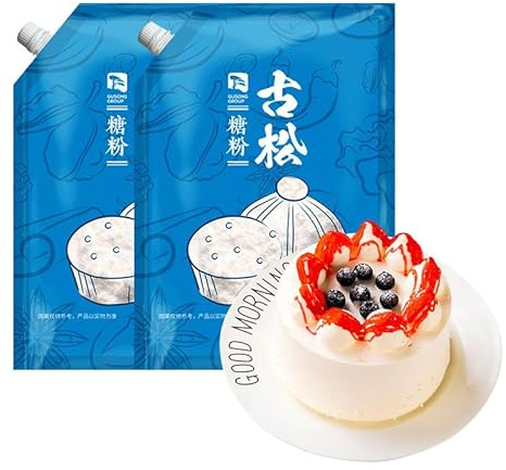 Natural Frosting, Pastry Ingredient,Icing & Decorations,Baking Supplies,Ice Cream, Dim Sum Ingredient, Vegan, Gluten-free (3bags)