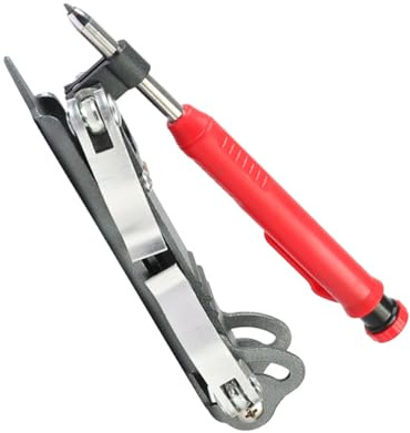 DECOMELODY Outil de Traçage Multi Fonctions Aluminium Jauge de Contour Réglable pour Marquage des Lignes