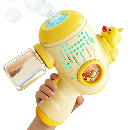 Seifenblasenmaschine – ABS, 5,51 Zoll, Seifenblasenpistole, kontinuierliches Blasen | Party-Blasenmacher im Tier-Design, elektrischer Blasenbläser für Kinder, Geburtstagsfeiern, Spielen im Garten