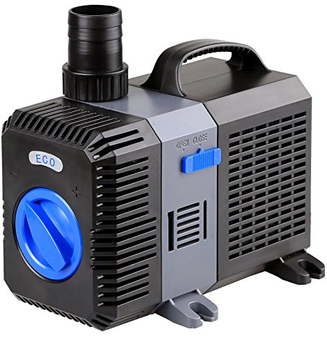 SunSun CTP-5000 SuperECO Teichpumpe 5000 l/h / 30 W, energiesparende Filterpumpe, Bachlaufpumpe für Koiteiche, Umwälzpumpe, Gartenteichpumpe