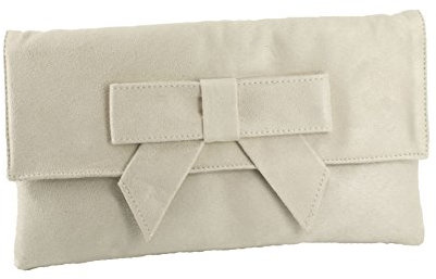 LONI , Damen Handtaschen Clutch Alt-Weiss Ivory Cream S
