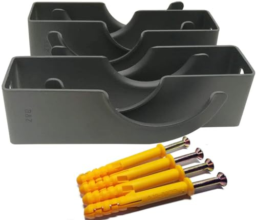 Lot de 4 supports muraux pour radiateurs traditionnels - Supports muraux pour radiateurs traditionnels - Plusieurs tailles disponibles - Anthracite