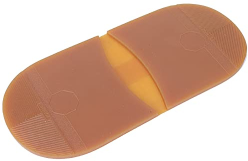 Glomora Reemplazo De Medias Suelas De Goma,Reparación De Tacones De Zapatos Y Reemplazo De Tacones De Botas talón Suela de caucho resistente al desgaste para reparación de zapatos de cuero(Amarillo)