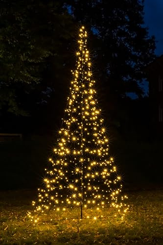 Star-Max Galaxy LED-Tannenbaum 300 cm, Durchmesser ca. 170cm 35239T Schwarz