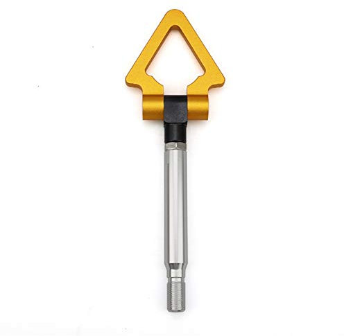 Auto Abschlepphaken,Abschleppöse Dreieck Auto Sport Modell Auto Auto Anhänger Tow Haken Ring Auge Abschleppen Vorne Hinten Aluminium Passend für Subaru BRZ 86 YC101547 (Color : Gold)