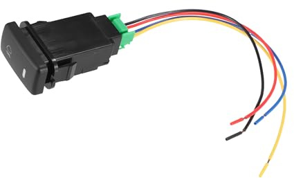 Hihaha Rear Fog Light Switch for Toyota 1 Pcs Black | Car, ABS, 1 Pcs, Black