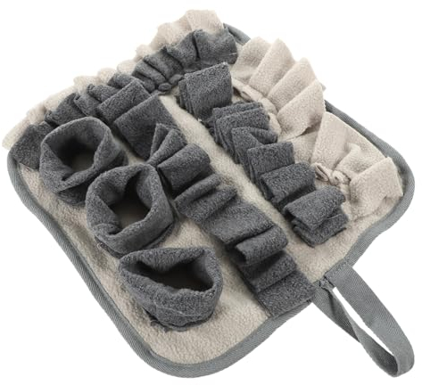 ORFOFE Antirutsch Schnupftabakmatte Aus Plüsch 30x30cm Für Kaninchen Futterunterlage Zur Beschäftigung Und Stressabbau