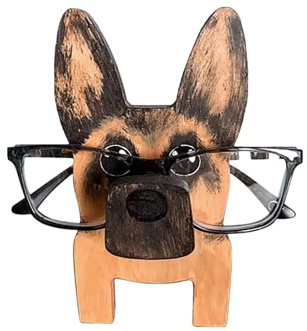 Hunde-Brillenhalter Sonnenbrillenhalter aus , bezaubernder Dackel und Deutscher Schferhund, lustige Dekoration fr Bro und Zuhause, einzigartiger Brillen-Organizer