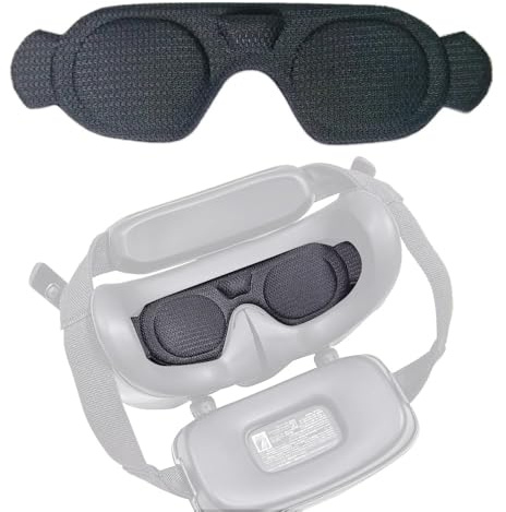 POFET skyddsfodral, linsskydd, ögonskydd för DaJI AVATA 2 GOGGLES 3 Integra drönartillbehör, för DaJI glasögon 3/2 glasögon, dammskydd