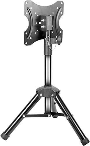 Soporte TV, Soporte Piso portátil con trípode Pantalla TV, Soporte Giratorio e inclinable 360° Pantalla 20 a 32 Pulgadas, Soporte Piso TV con Altura Ajustable