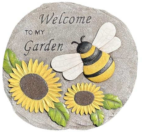 Pierre Pas Japonerie Abeille Décorative en Résine pour Jardin Extérieur
