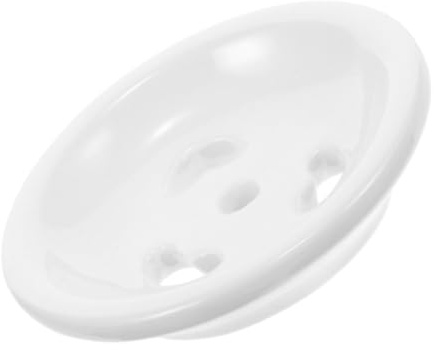 Tapón de Colador Pequeño para Urinario de Cerámica Blanco