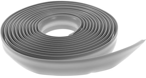 KOMBIUDA Tira de Transición para Suelo Autoadhesiva de PVC Flexible Perfil Divisor Plano para Bordes de Alfombra y Umbral de Puerta Cobertura Decorativa para Suelos y Baldosas