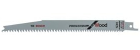 Bosch Accessories Professional 25 Stück Säbelsägeblatt S 2345 X Progressor for Wood (für Holz, 200 x 19 x 1,25 mm, Zubehör Säbelsäge)