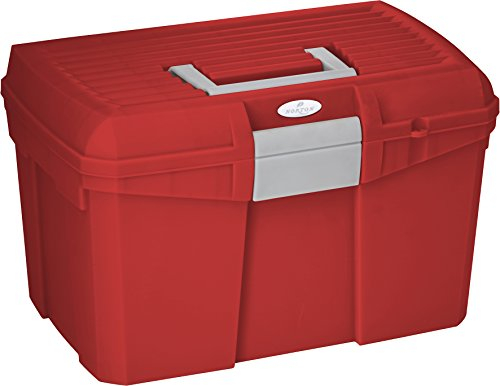 Norton 700004 Tack Box, rot/grau, 40 x 27.5 x 24.5 cm