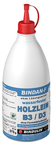 Bindan-F Holzleim D3 570 g Flasche inkl. 1 Leimspachtel
