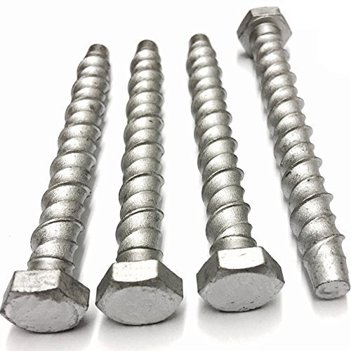 M12 x 100mm Concrete/Masonry Screw Anchor Bolt (Pack Of 10)