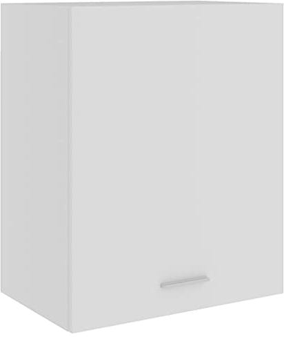 vidaXL Kitchen Cabinet Home Kitchen Equipment Indoor Furniture Appliance Tool Storage Shelf Organiser Morden Cupboard White Chipboard