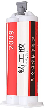 Colle Métallique Colle Caster Colle pour Réservoir Adhésif Eau pour Réservoir Soudage Fuite pour Radiateur Patch 50Ml Céramique 1:1 Époxy Résine Époxy Adhésif Colmatage Résine