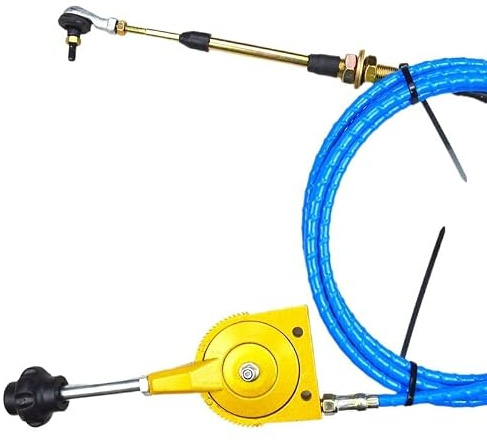 Pelle for Hitachi Doosan Daewoo Kobelco Pelle Moderne Plus câble d'accélérateur Manuel modifié for Komatsu 200/210/220-6/360-7 6d102 Pièces détachées (Color : 2.5 m)