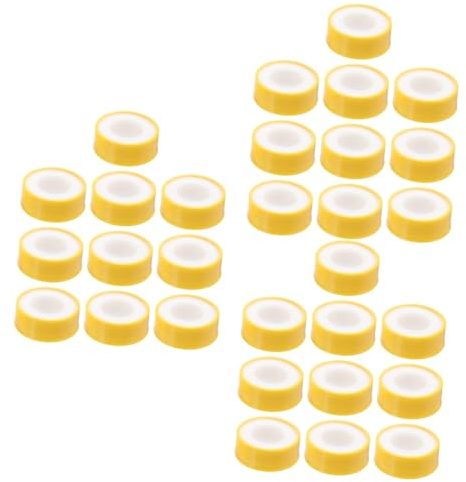 MUCKLILY 30rollen Ptfe-dichtband Wasserdichtes Klebeband Für Sanitärinstallationen Für Effektiven Leckschutz Für Rohrverbindungen Und Installationen