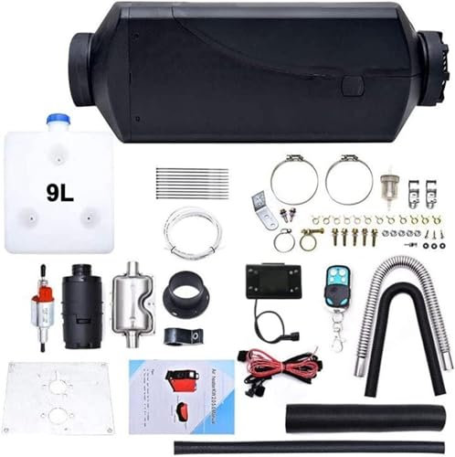 Calentador de aire diésel de 12 V y 2 KW, kit de calentador de estacionamiento de combustible con pantalla LCD, sistemas de calefacción de encendido de automóvil, calentamiento rápido con control re