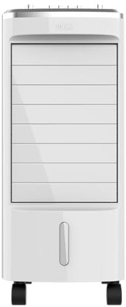 EVVO Klimagerät CLIMA AC650, Leistung: 65 W, Tank 3,5 l, 3 einstellbare Geschwindigkeiten, automatische Oszillation von 70°, multidirektionale Räder, inklusive 2 Kühlakkus