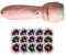 Animal Torch and Projector - Kids Torch with Space & Animal Projections, Educational STEM Toy for Indoor/Outdoor Play, Kaleidoscope Effect + 150cm Image, BPA-Free ABS Flashlight (Pink)