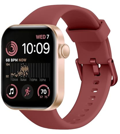 Montre Connectée Femme Homme avec Appels Bluetooth, 1.85 HD Smartwatch avec 140+ Modes Sportifs, Etanche IP68 Montre Connectee avec Podometre/Cardiofrequencemetre/Moniteur de Sommeil pour Android/iOS