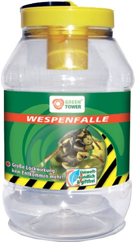 Unimet Wespenfalle-587060, transparent, 15 x 8 x 8 cm, UM587060
