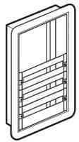 Coffret XL³160 tout modulaire avec espace dédié pour kit de branchement - 3 rangées - encastré
