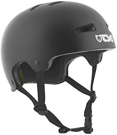 TSG Unisex Evolution Solid Color Helm, Schwarz (satin black), S/M EU