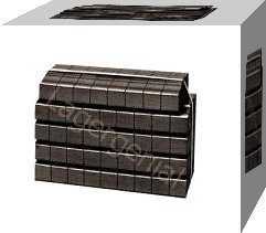 Carbone per camino, mattonelle, carbone, sacchetto da 25 kg