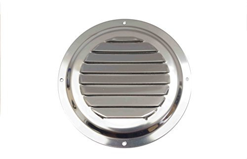 Rejilla Redonda 152 mm acero inoxidable 316 rejilla ventilación