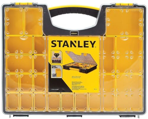 Stanley Tools and Consumer Storage 014725R Organiseur professionnel avec 25 compartiments amovibles