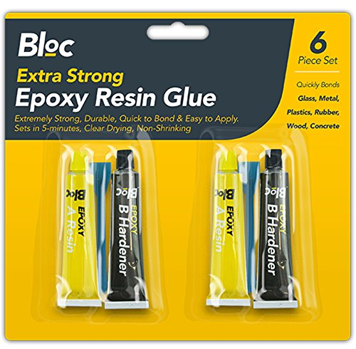 2PC in resina epossidica, super Glue & indurente rapido 5 minuto Dry extra forte tenuta, vetro, ceramica, piastrelle, metallo, plastica ecc. adesivo