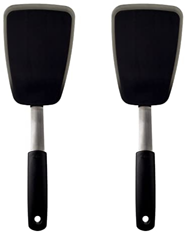 OXO Good Grips Pfannenwender aus Silikon, flexibel, groß, 2 Stück