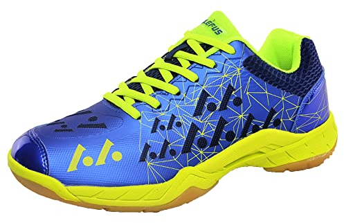 Herr Damer Badminton Tennis Skor Lättvikts Indoor Court Shoes bordtennisskor halkfria,B,36 EU