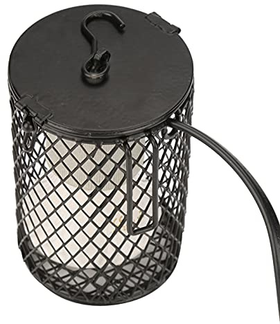 Tbest Reptilien Wärmelampe, Terrarienlampe, Wärmelampe Schildkröten, Terrarium Waermelampe Heizlampe 100 W Infrarot Keramik Emitter Wärme Glühbirnen Lampe Für Haustier Reptilien Brüter (Schwarz)